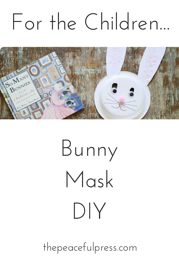 Have fun making this simple bunny mask diy activity.