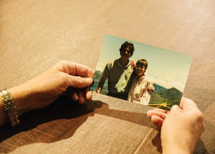 A photo of Ms. Aikey and her husband, Paul Aikey Jr., who is deceased. Ms. Aikey has considered her family situation in her insurance planning.CreditJustin T. Gellerson for The New York Times