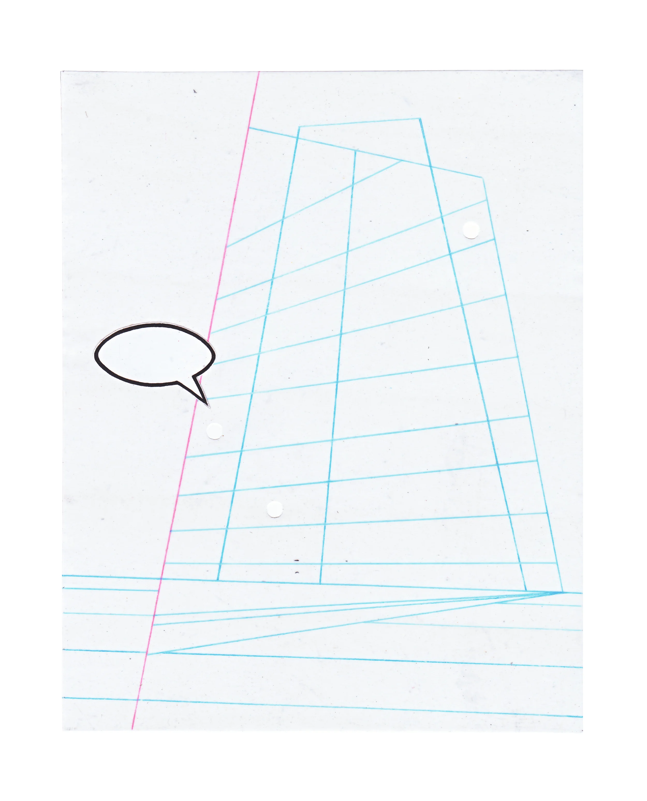   Untitled &nbsp; Acrylic paint  8.5" X 11" 2010   