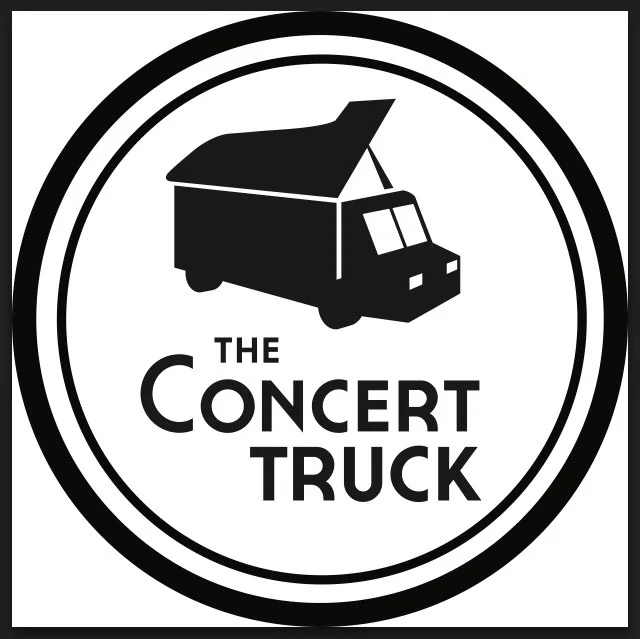 Round Sticker: The Concert Truck, 3"