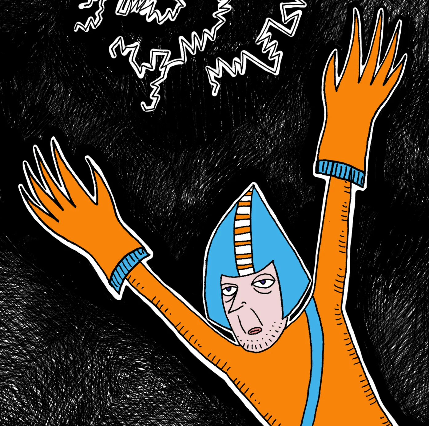 MegaMania! Poster Illustration Detail, 2014