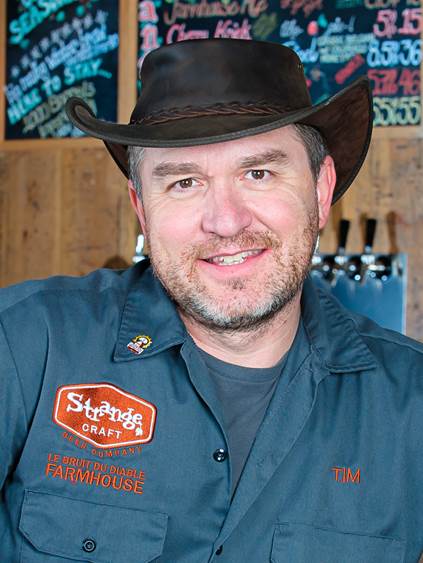 TIM MYERS, OWNER/BREWMASTER, STRANGE CRAFT BEER