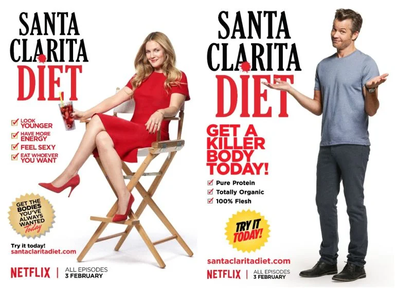 You'll shed the pounds watching the gore filled comedy Santa Clarita Diet!
