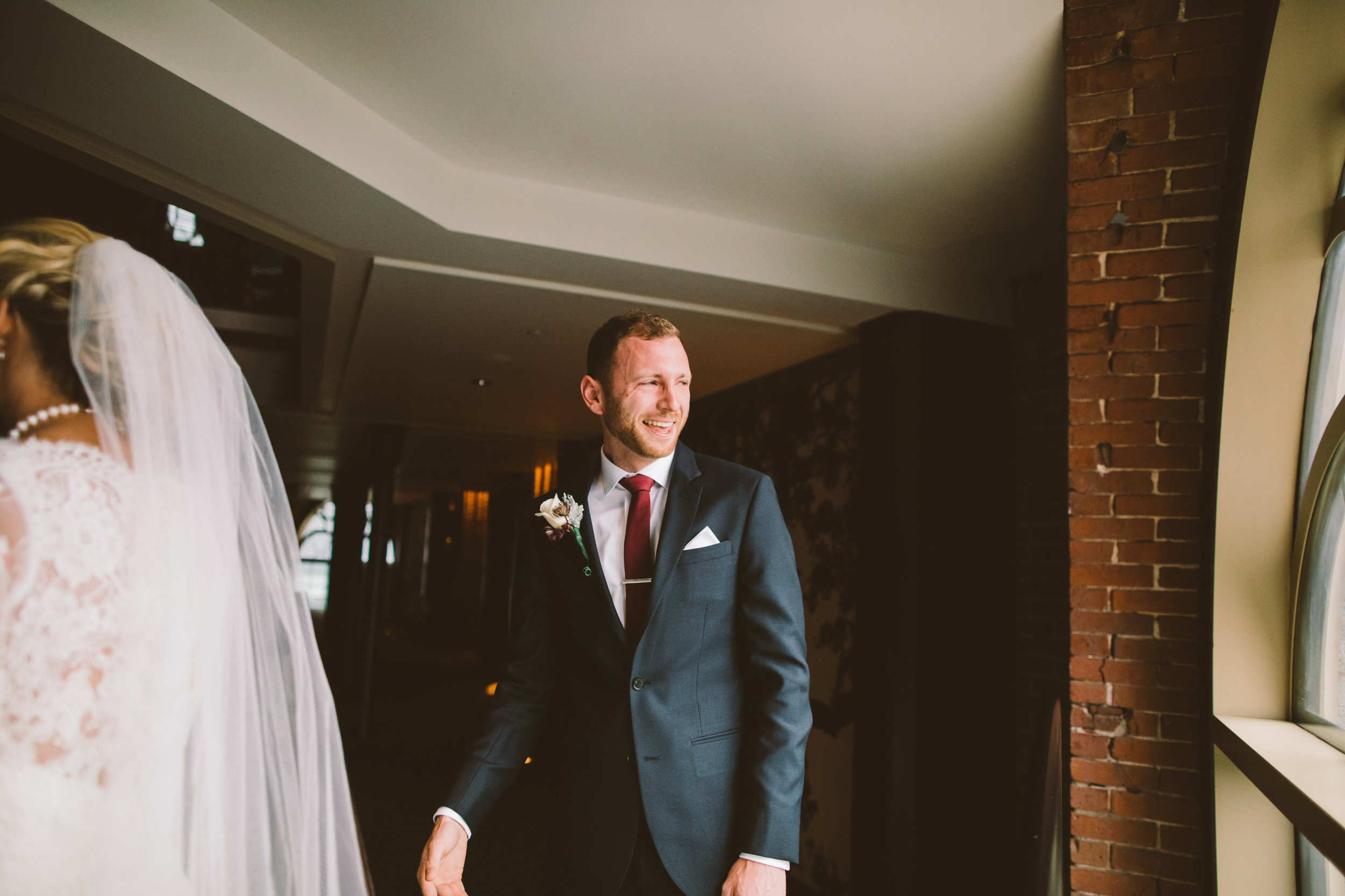 The Liberty Hotel Wedding in Boston | Boston Wedding Photographer | First Look | Tida Svy | www.tidasvy.com
