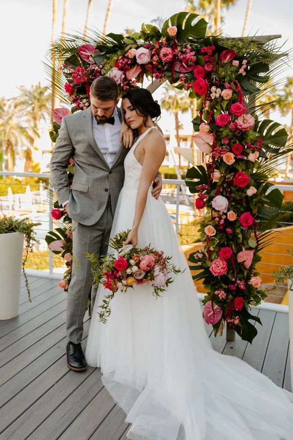 Palm Springs Wedding Photographer The Saguaro Hotel