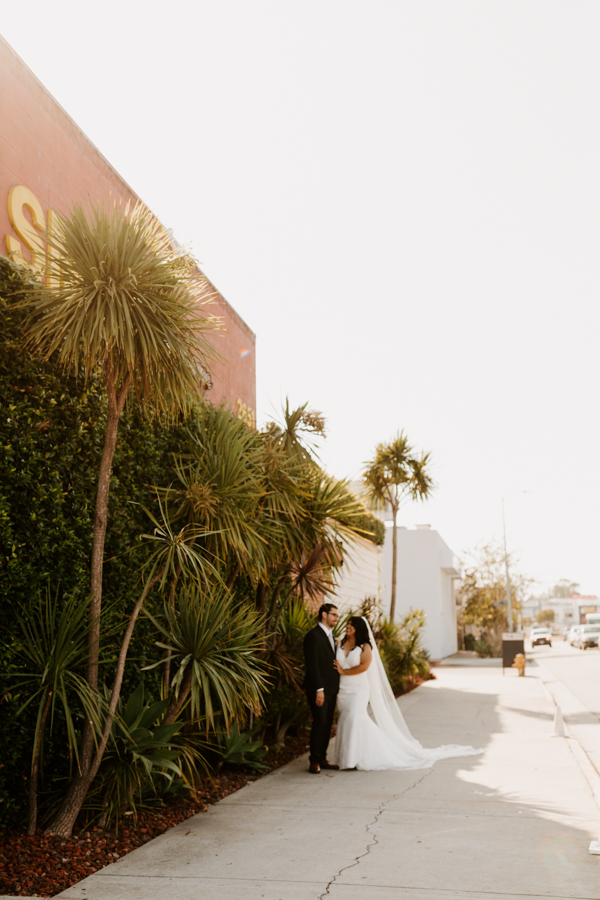SmogShoppe Los Angeles Wedding Photographer Tida Svy | Indoor Outdoor Vintage Plant Wedding Decor | www.tidasvy.com
