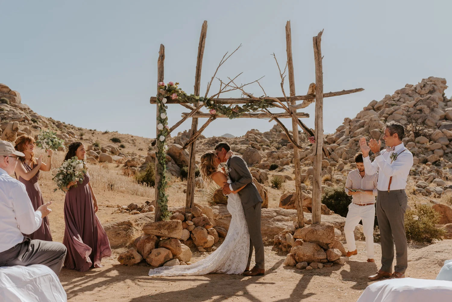 Le Haut Desert Aerie Wedding | Joshua Tree Wedding Photographer | Tida Svy | www.tidasvy.com