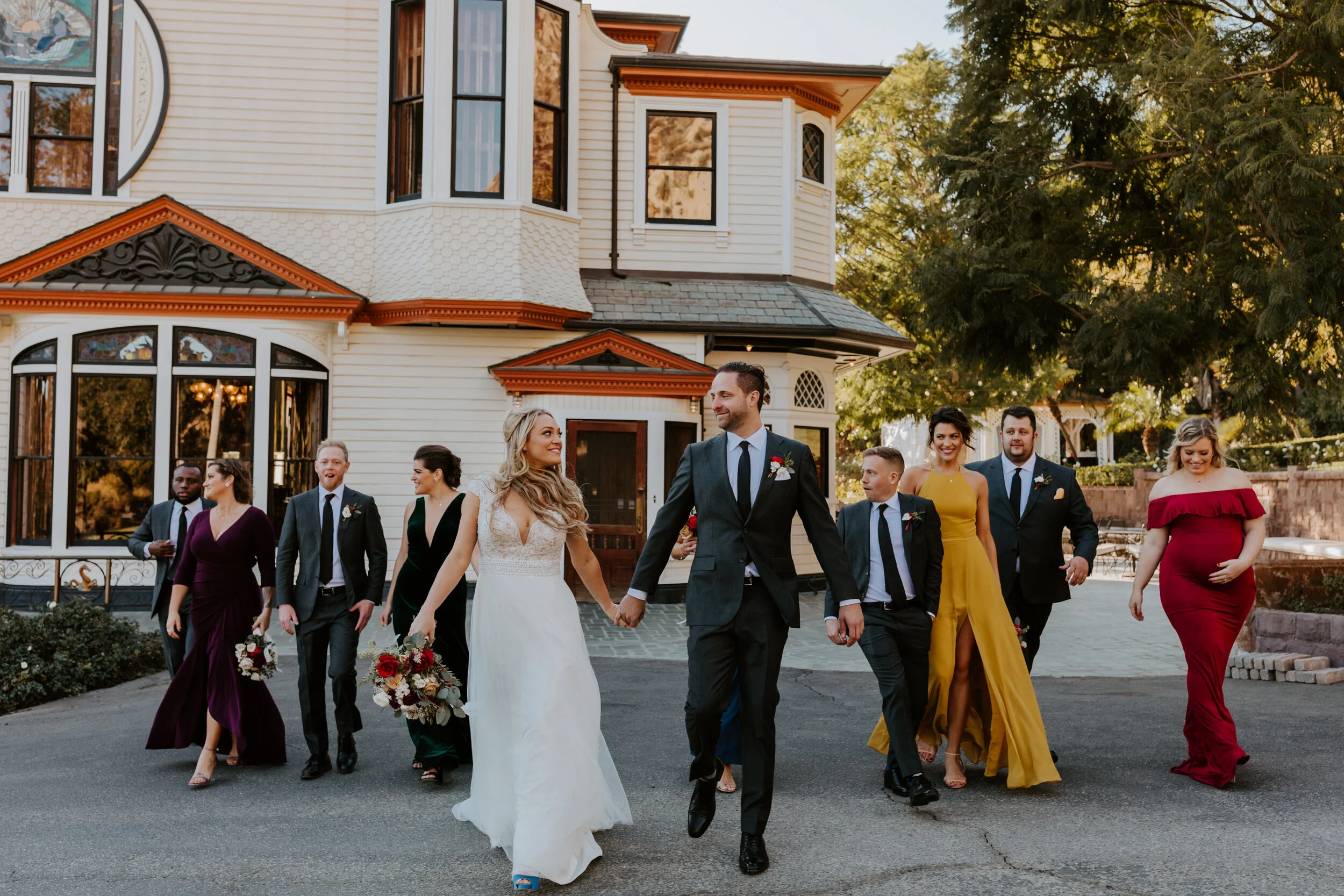 Colorful Wedding at the Historical Newhall Mansion in Piru, CA — Tida Svy