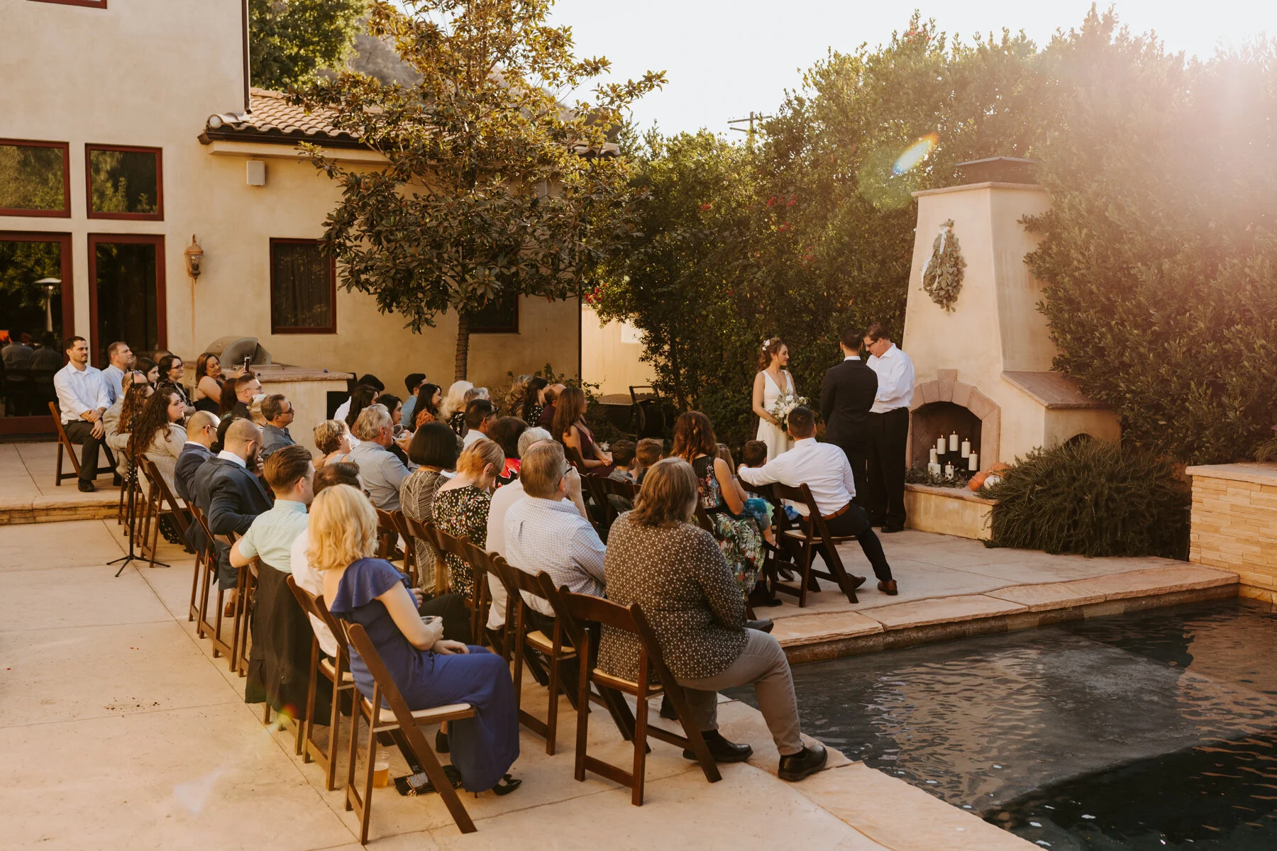 Intimate Los Angeles Backyard Wedding with InNOut — Tida Svy