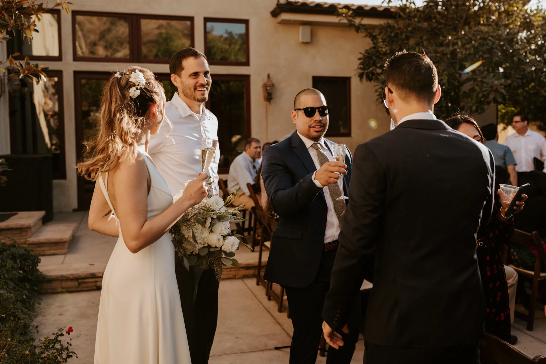 Intimate Los Angeles Backyard Wedding with InNOut — Tida Svy