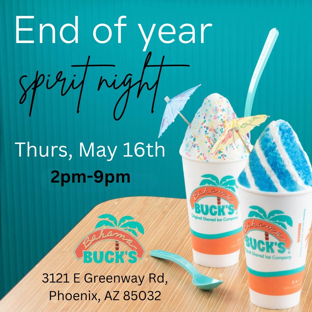 See you Thursday as we celebrate the end of the school year!