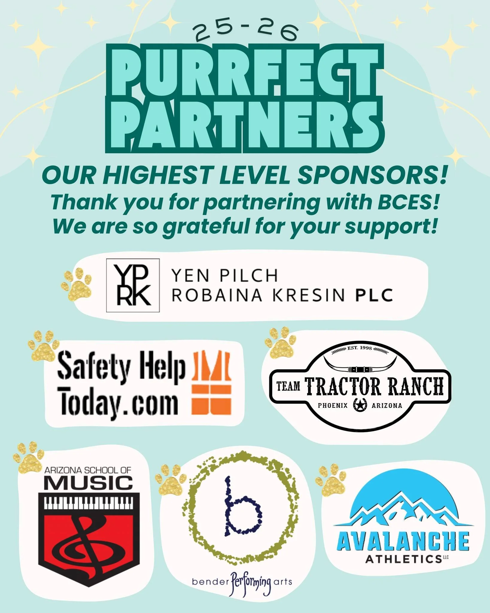 We have such a strong support system here at BC! Check out our list of sponsors whenever you're looking for a business to work with &mdash; they&rsquo;re local partners who give back to our school community! 🐾
