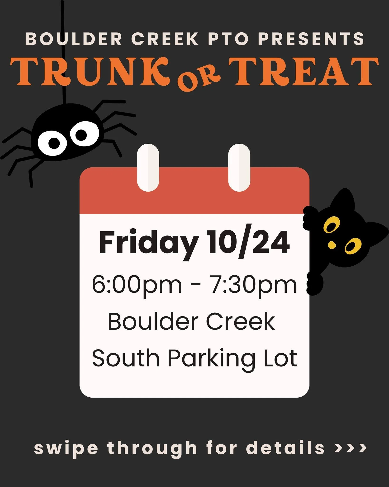 Trunk-or-Treat is this Friday! Find everything you need to know here! 👻 🐾