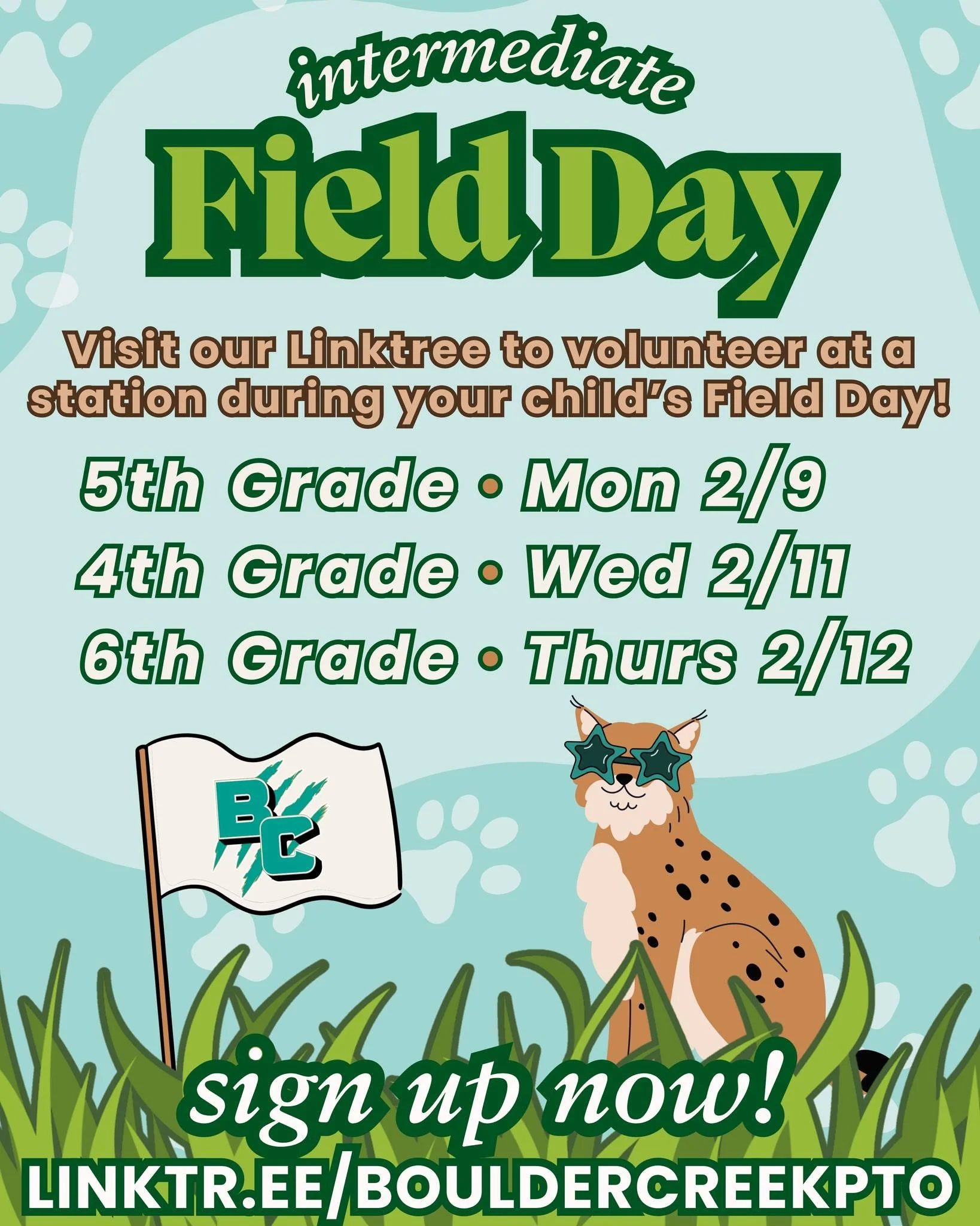 Ms. Coppola still needs volunteers for next week's Intermediate Field Days! 🏃&zwj;♀️ 🏃&zwj;♂️

If you can jump in, sign up now using the link in our bio!