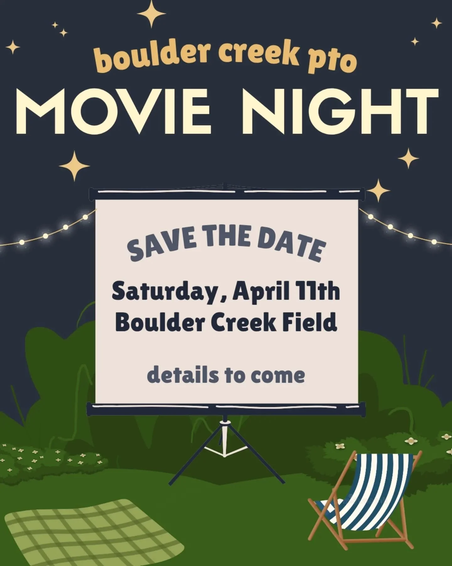 Mark your calendar- Movie night is coming up!
🗓️ April 11
📍BC Field
🍦Food trucks
✨ More details to come