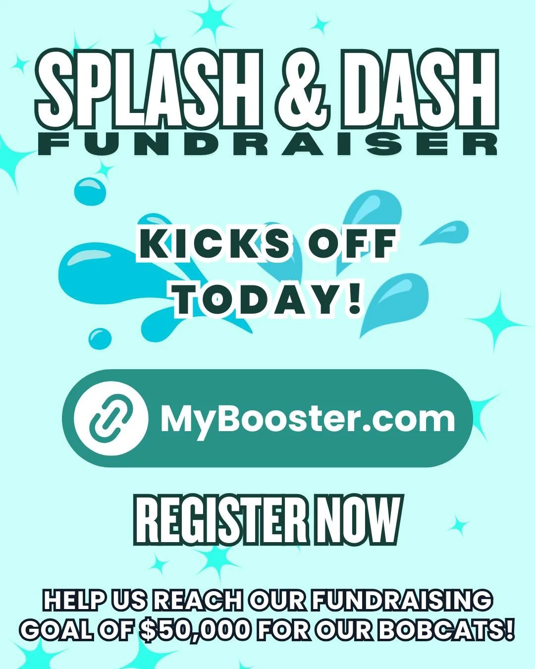 The Splash n Dash Fundraiser is officially underway! Register early = extra perks! The first 150 families to register will be entered into a drawing to win reserved seating at our ALWAYS SOLD-OUT Bingo Night + pizza! 🍕🎉
Don&rsquo;t wait&mdash;get y