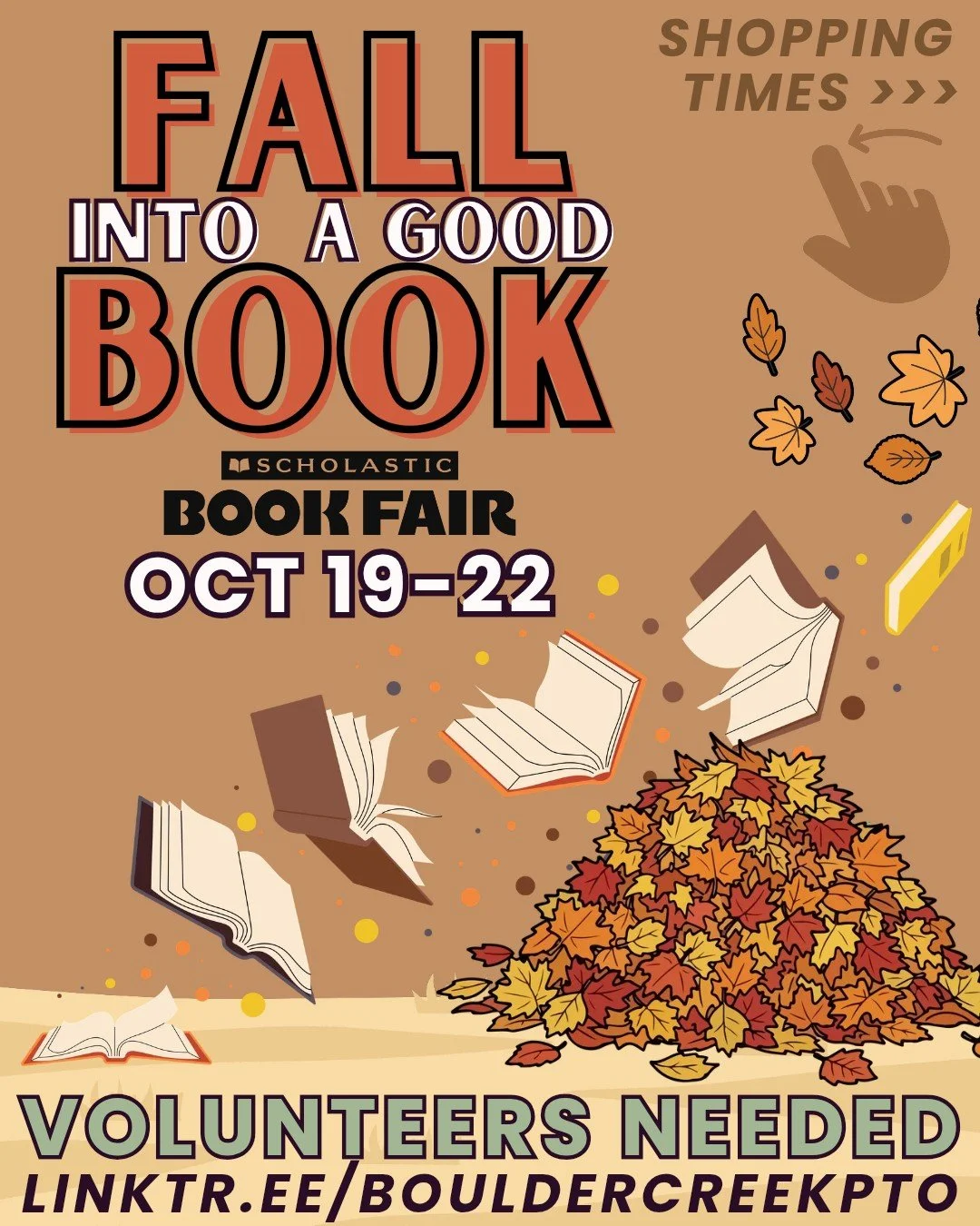 Book Fair is coming! Swipe to see your class shopping times. In order to help make this event run smoothly, please consider volunteering. One shift or many, all time commitments are valuable and appreciated! 📚