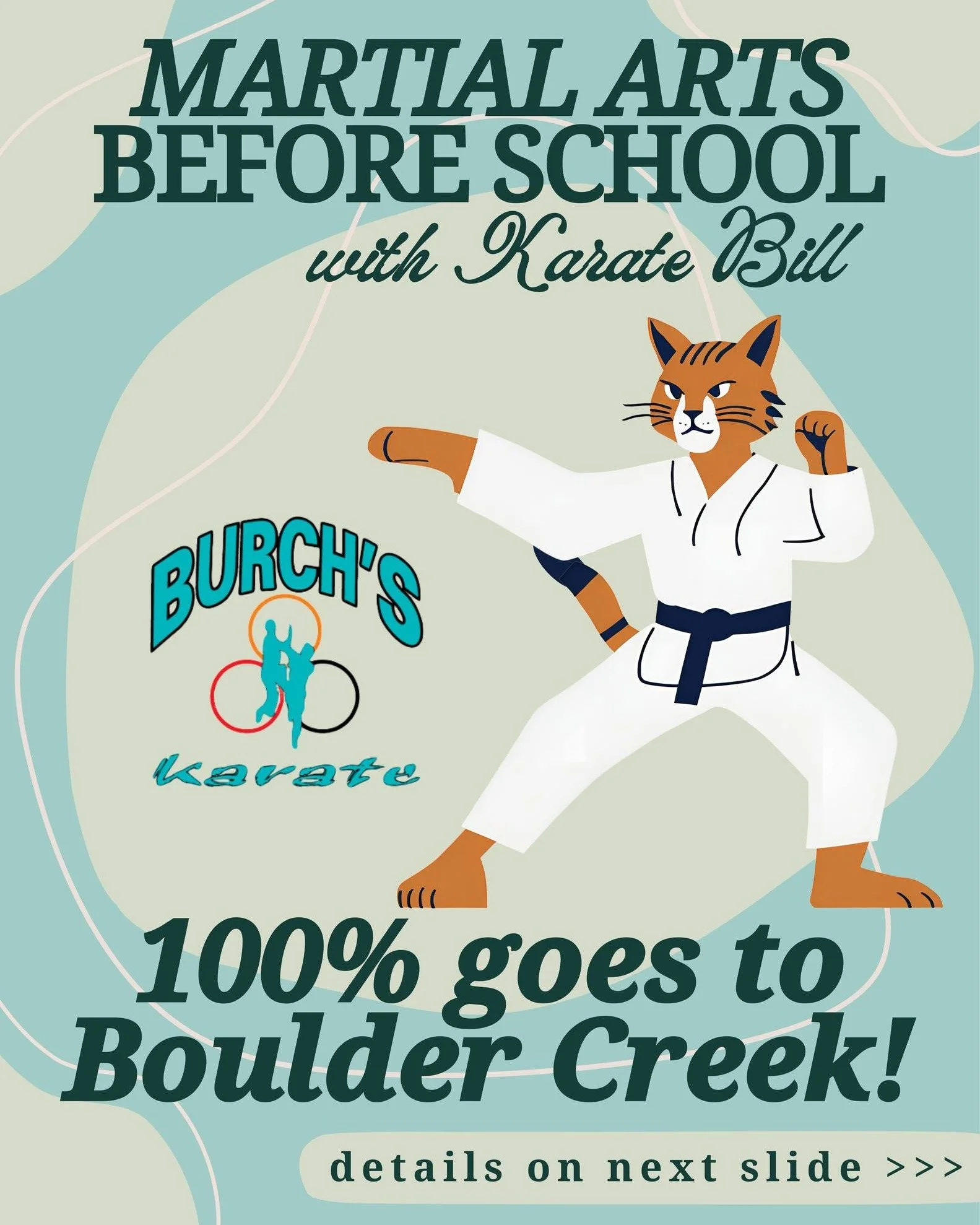 There&rsquo;s still time to sign up for Martial Arts with Karate Bill at BC! 🥋🐾

Details in the second slide!