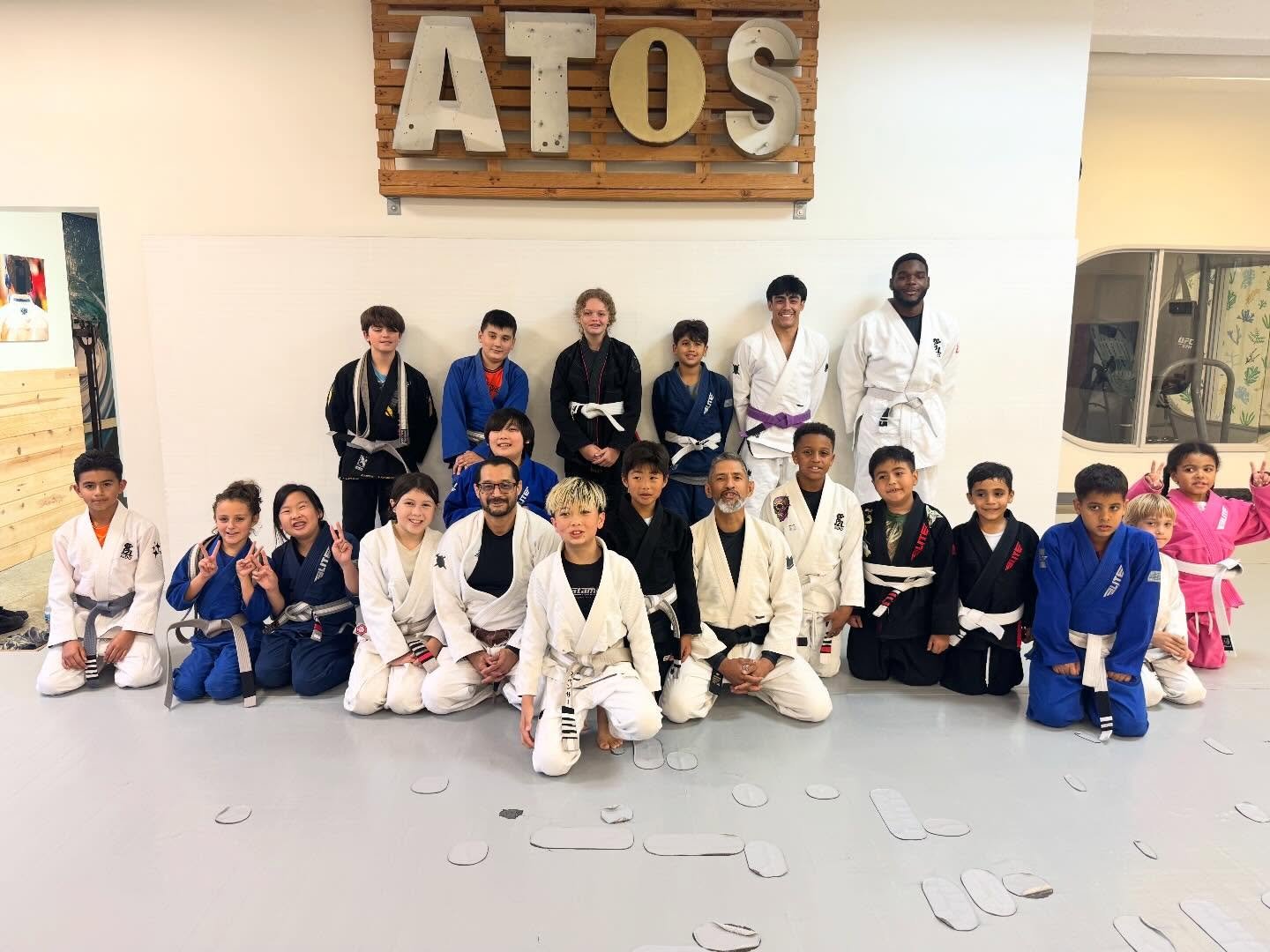 LEVEL UP! Congrats to all our kids who got their belt and stripes promotions today!