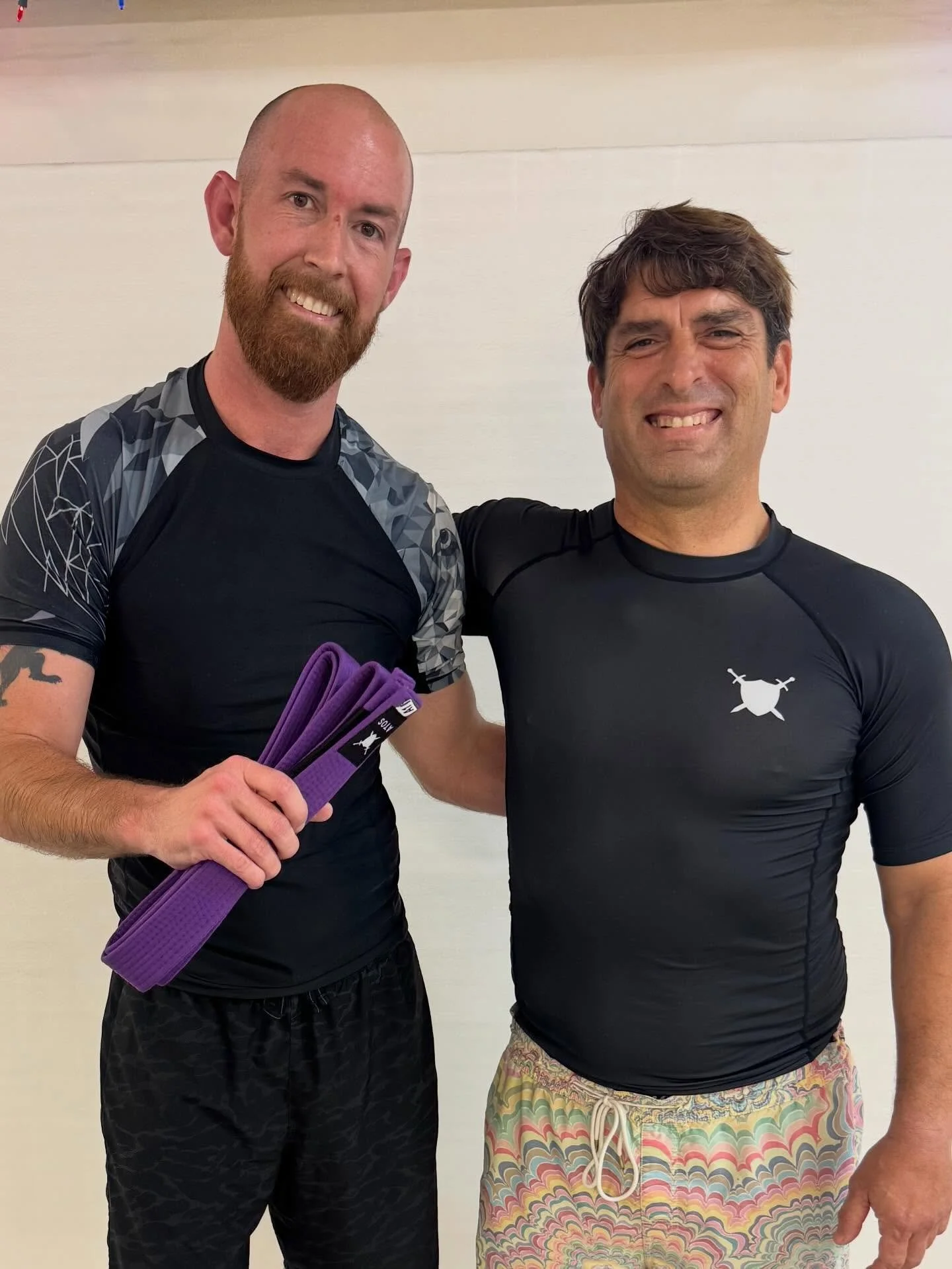Jesse is a PURPLE belt! Huge congratulations on the well-deserved promotion. Absolute beast on the mats, even better guy off them. If Jesse is the only other guy to show up to class, you&rsquo;re stoked because he&rsquo;s all you need in a training p