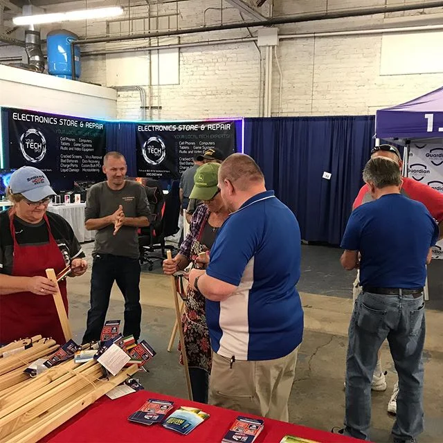 Almost 1,000 Gospel Walking sticks passed out so far at the Stark County Fair! 2 people gloriously accepted Christ today with @evangelistphilclausner and @micahmccurry!! GodBlessAmericaRally.com