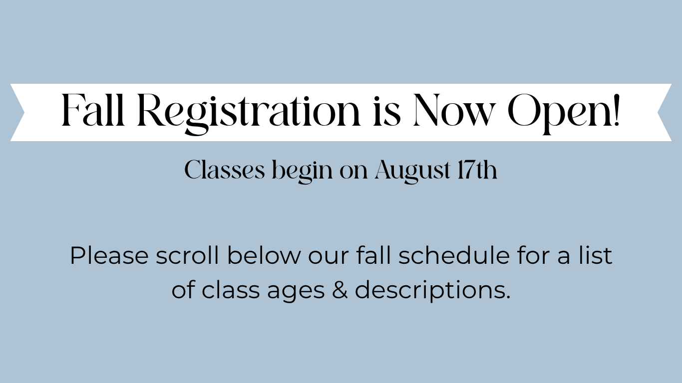 Fall Registration — Ballet Adora