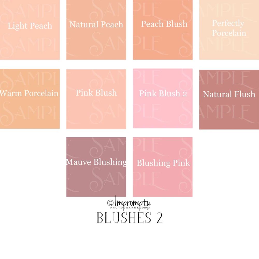 Photoshop Dark Skin Action Set Tones And Blushes Impromptu Photography