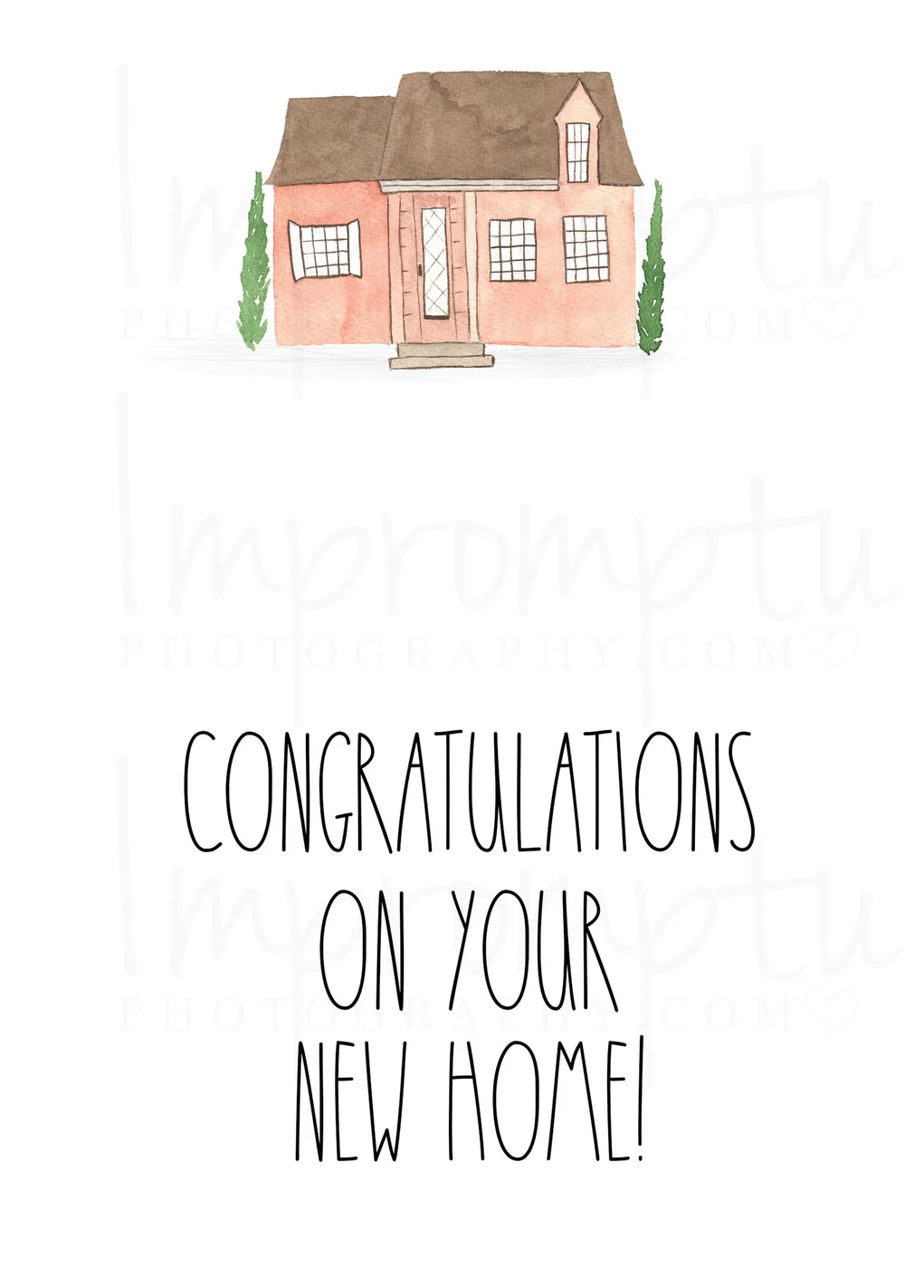 Rae Dunn Inspired Congratulations On Your New Home Card Impromptu Photography
