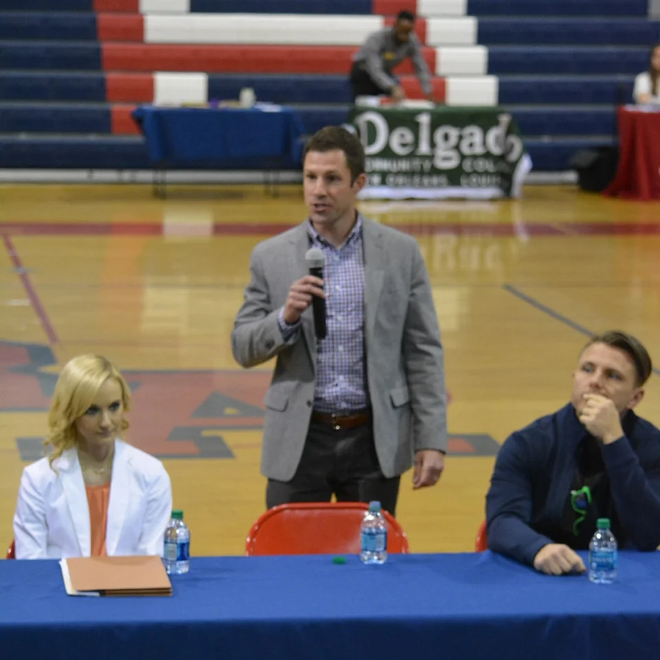 Andrew Woodroof Speaks at Riverside Academy Career Day