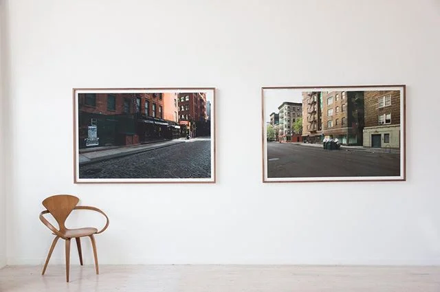 Imagine a New York City without its atmosphere and energy. Standing tall at 60x40 inches, these large-format photographs by Shawn Connell show New York City as a movie backlog, focusing on the city as a set. Captured moments show signs of life - tras