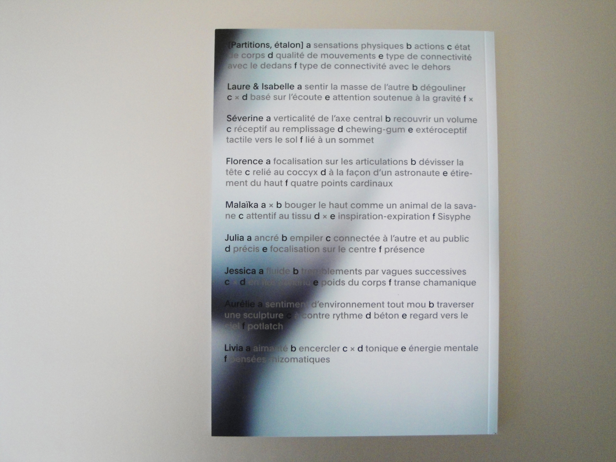 Artist Book, Offset, 16x24 cm, 80p, 300 copies, 50 colour photos, French, Design JeremySchorderet, 2012, Editor Delphine Bedel, Design editor Barbara Fedier, Publishers HEAD, Genève, Monospace Press, Amsterdam