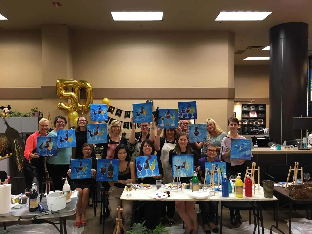 Rhonda’s Birthday - Paint Night!