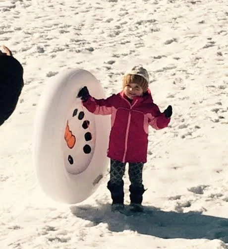 A little snow tubing fun