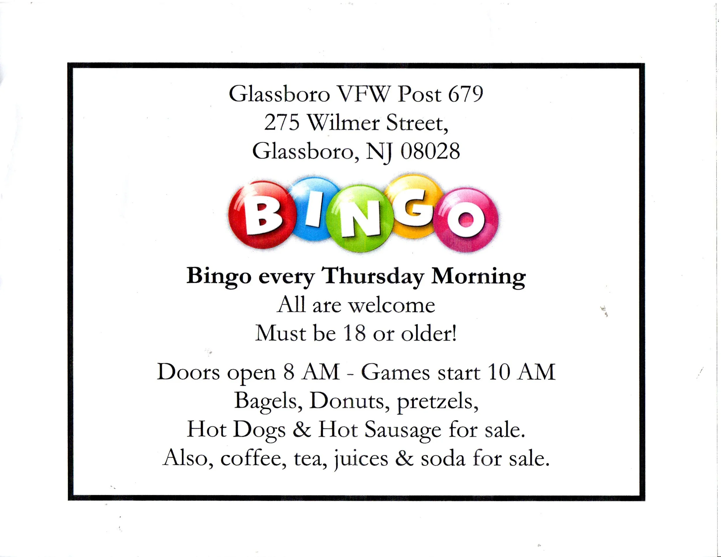 Calendar — to the Official site of the Borough of Glassboro