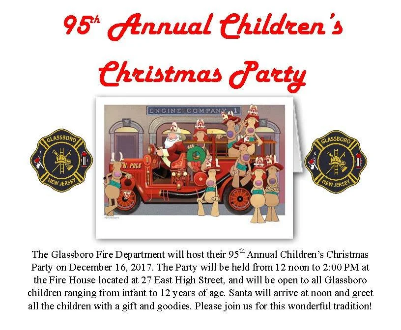 Glassboro Fire Department's 95th Annual Children's Christmas Party