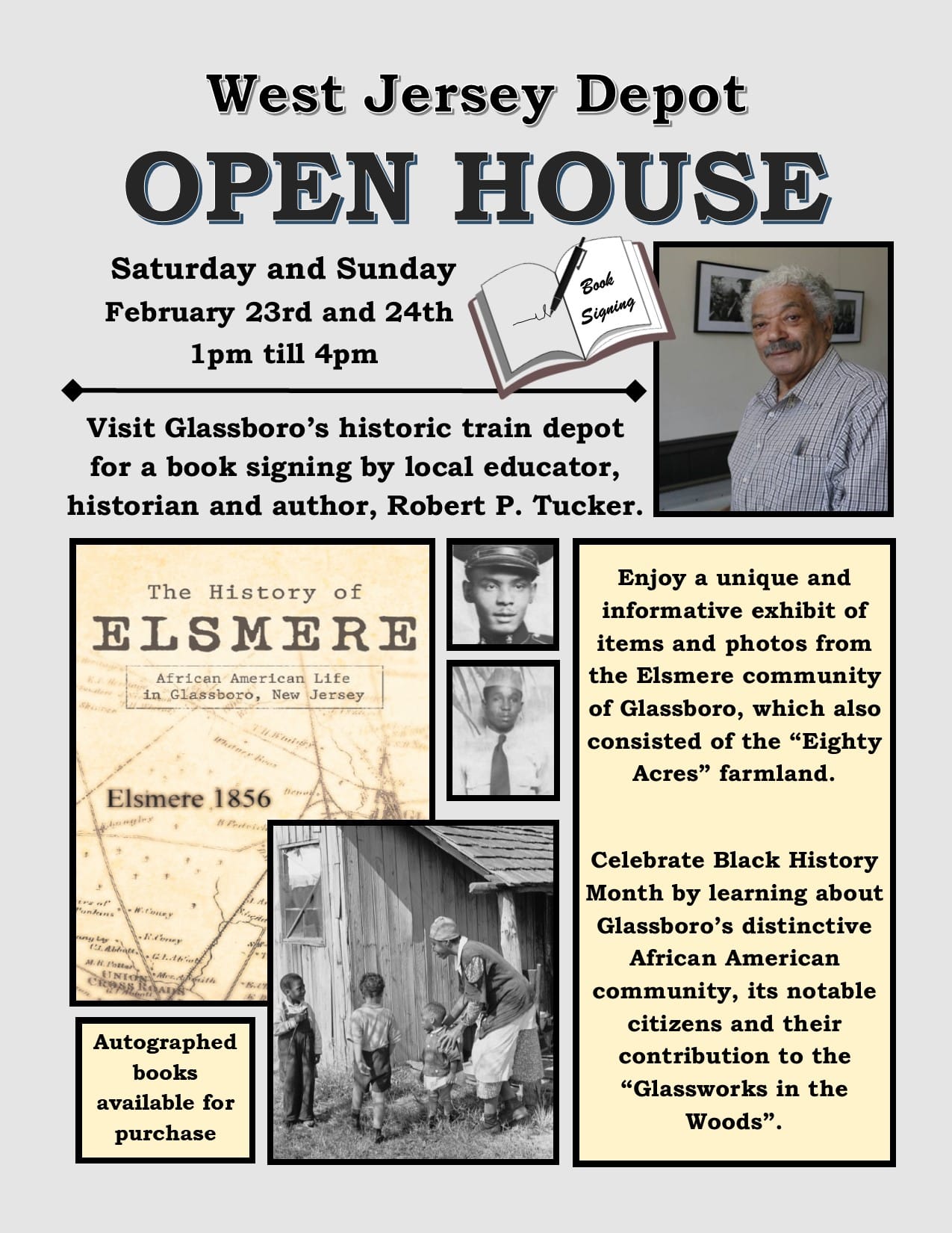 West Jersey Depot Feb. Open House -Book Signing