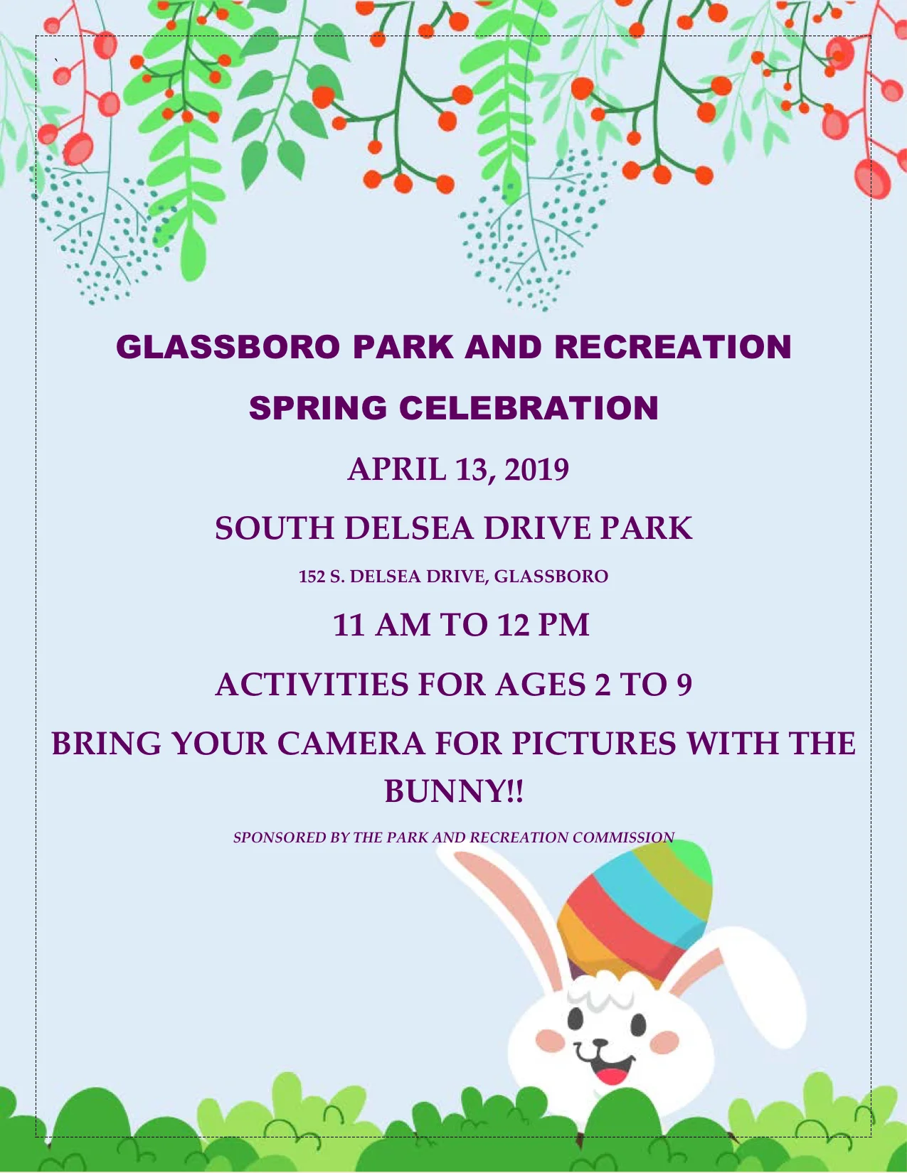 Glassboro Park &amp; Recreation Spring Celebration