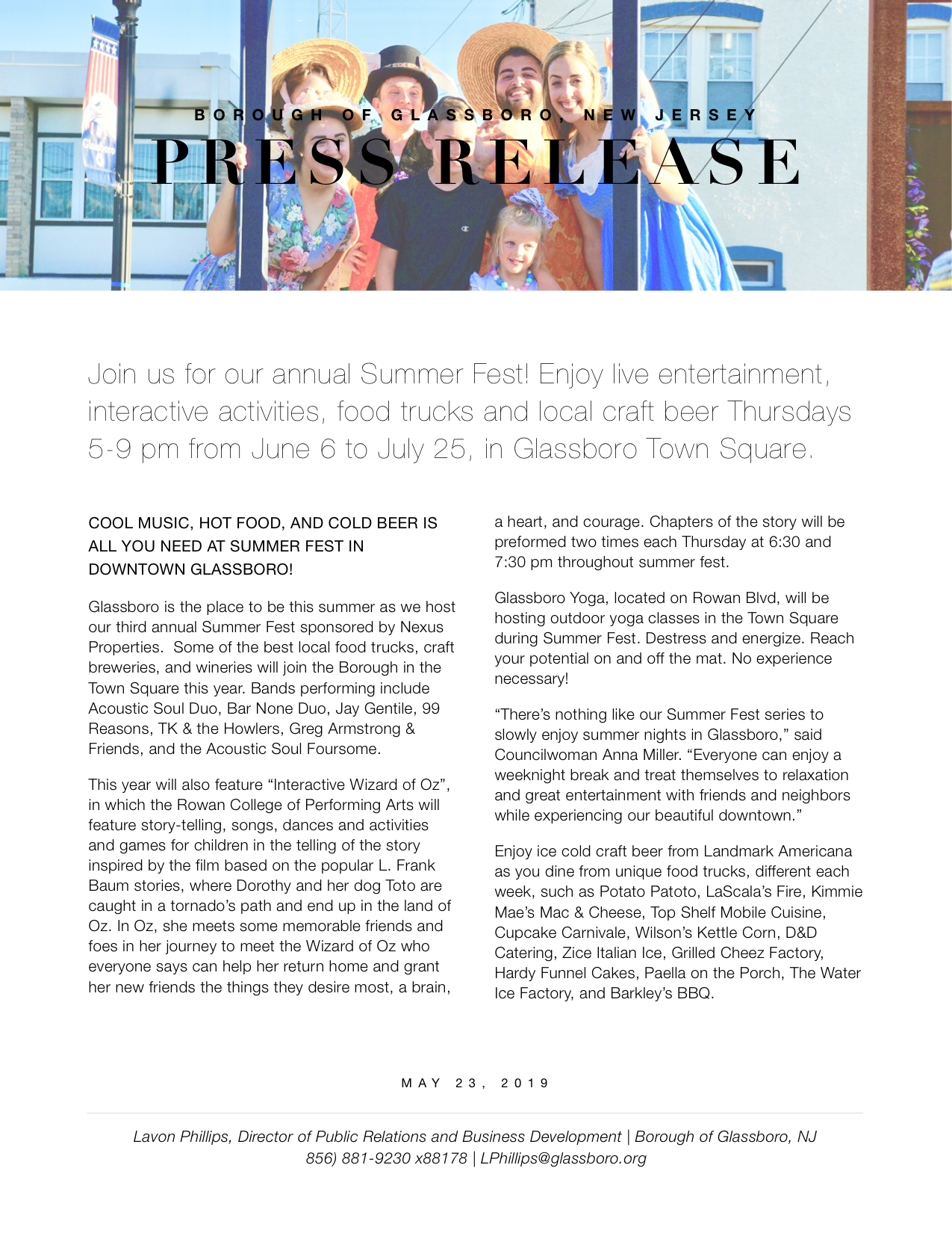 Glassboro NJ Press release SUMMER FEST 2019.jpeg