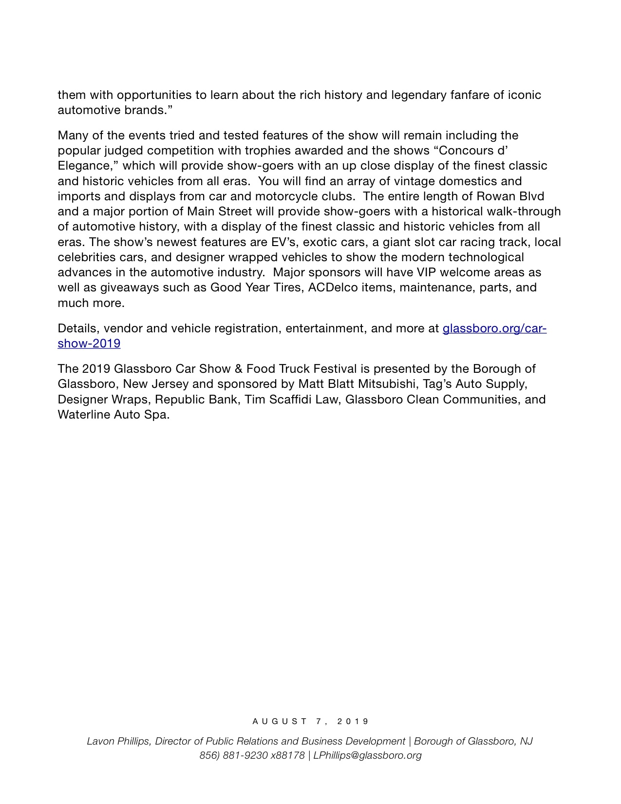 Glassboro NJ Press Release 2019 CAR SHOW AND FOOD TRUCK FESTIVAL copy.jpeg