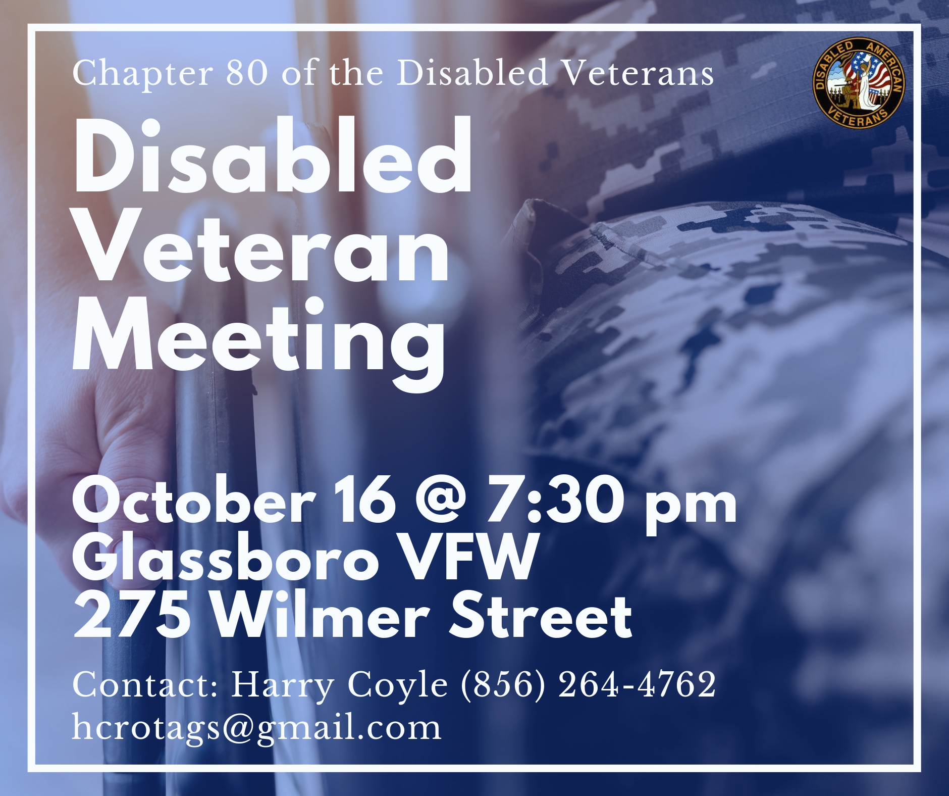 Disabled Veteran Meeting