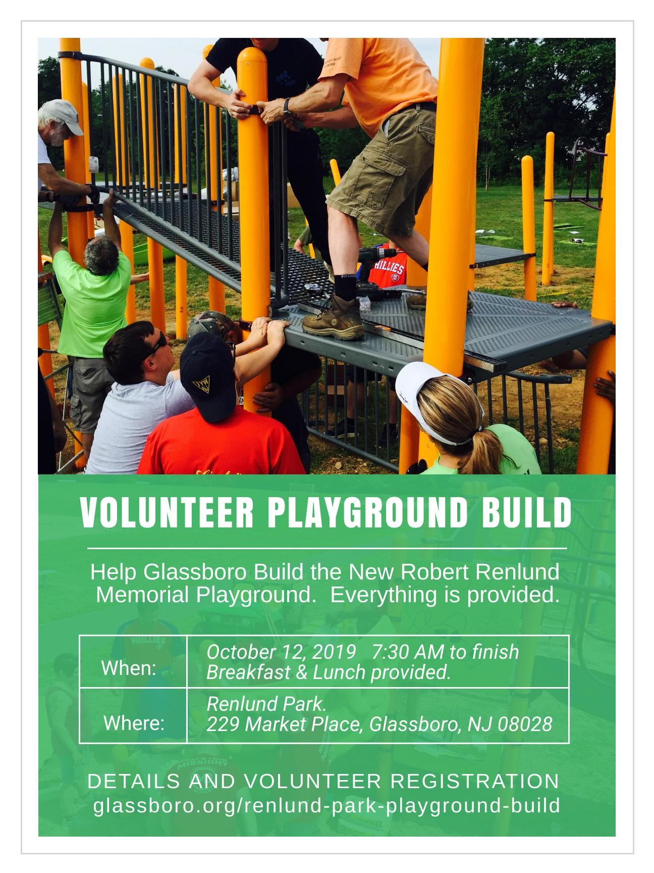 Glassboro Community Playground Build