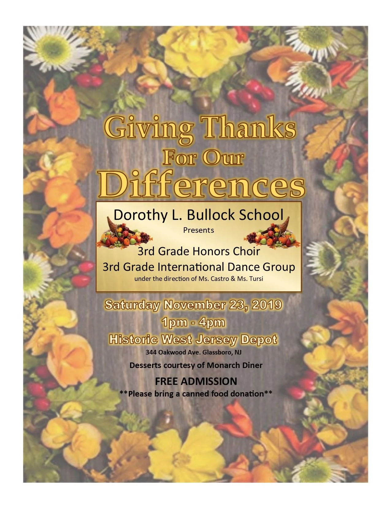Giving Thanks for our Differences