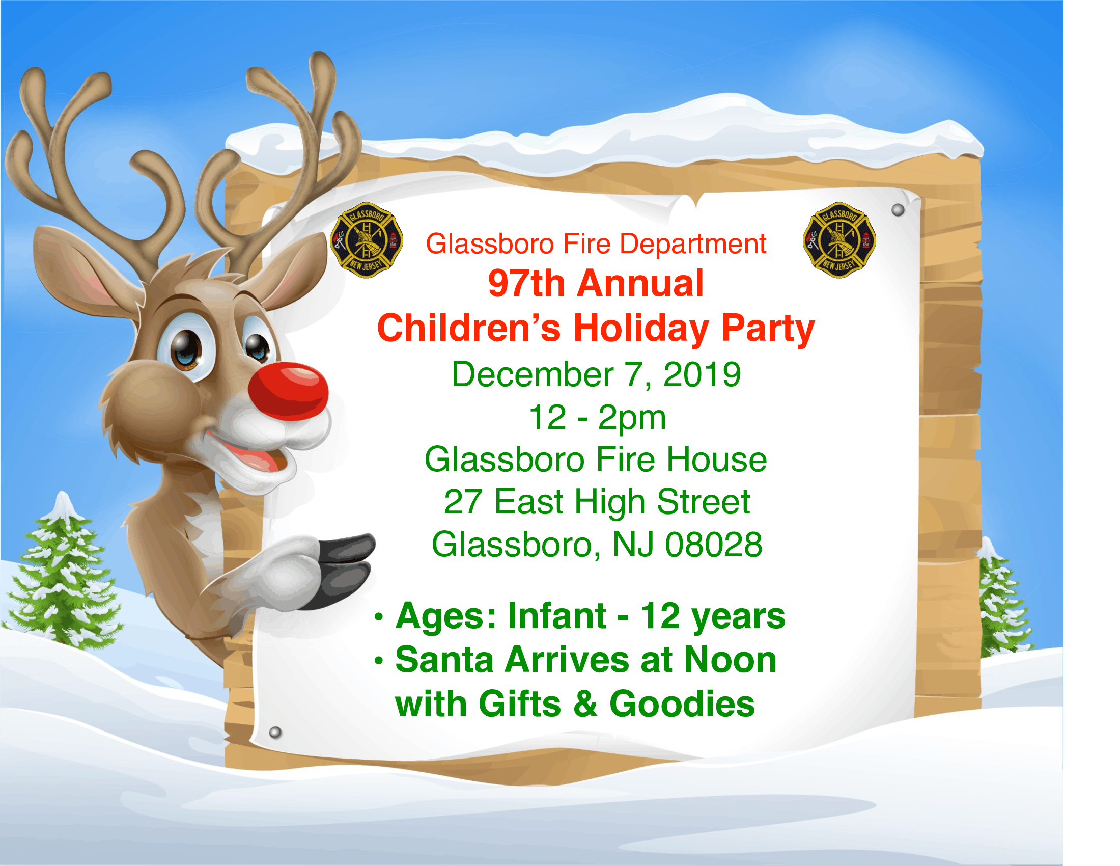 97th Annual Glassboro Fire Department Holiday Party