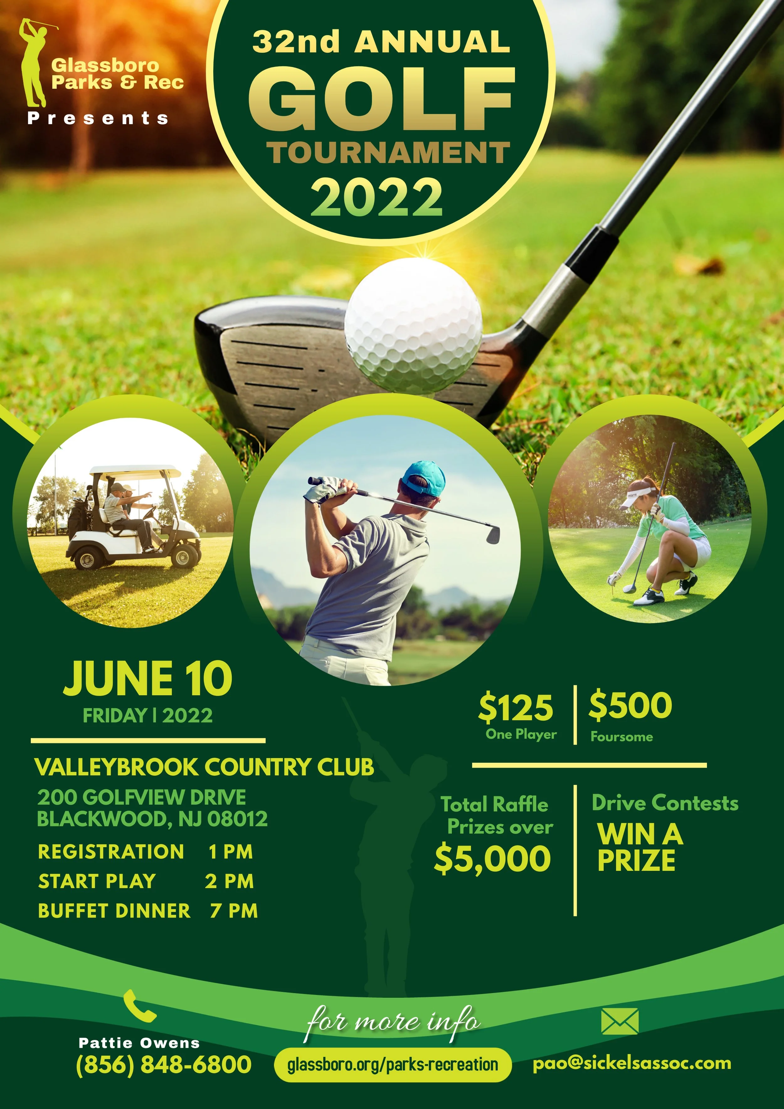 32nd Anniversary Park &amp; Rec Golf Tournament 
