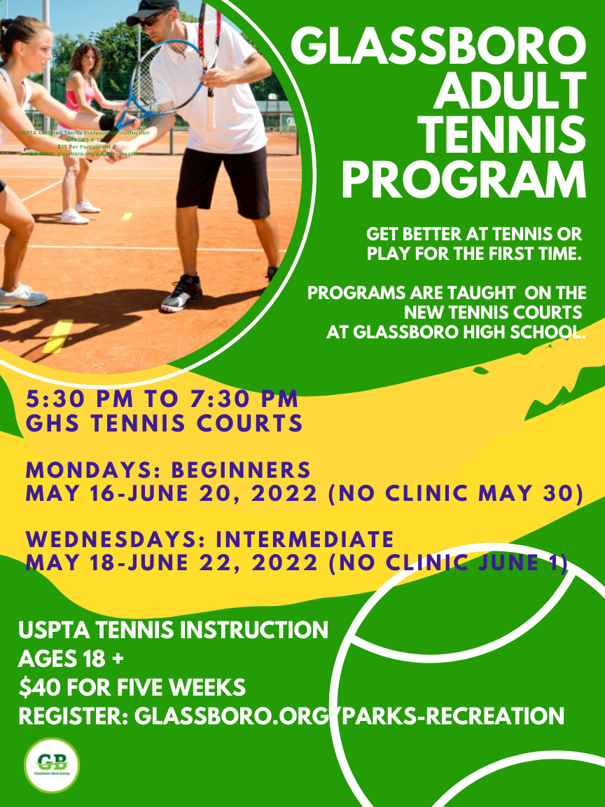 Glassboro Adult Tennis Program - Intermediate 