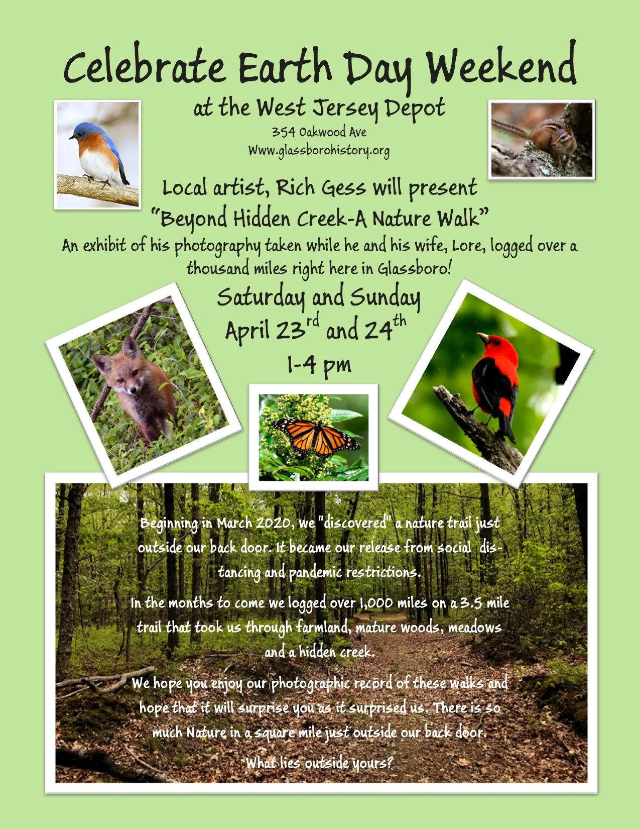 Earth Day Weekend and West Jersey Depot 