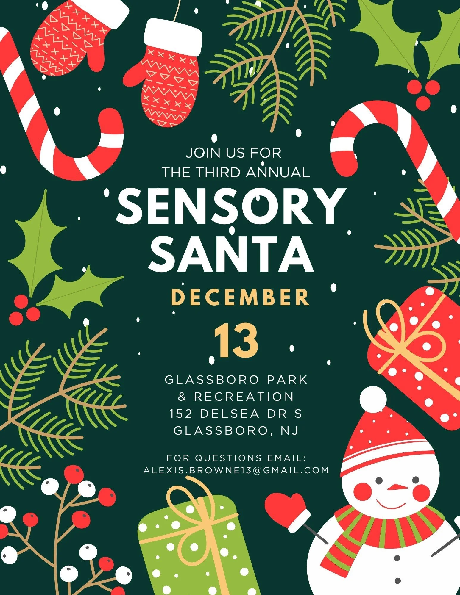 Sensory Santa @ South Delsea Dr. Park