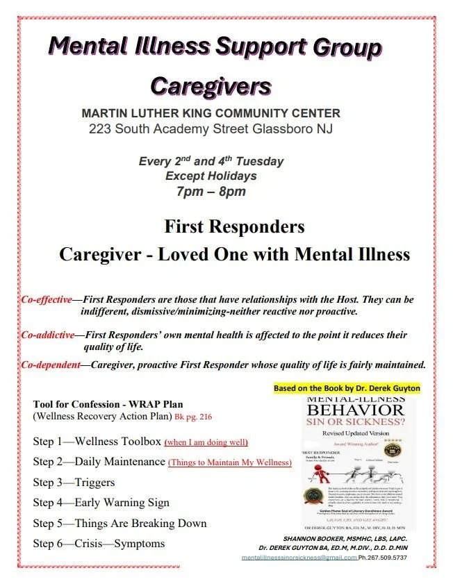 Mental Illness Support Group @ the MLK Community Center