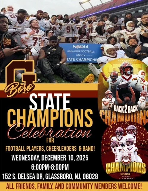 Glassboro High School Football  State Championship Celebration