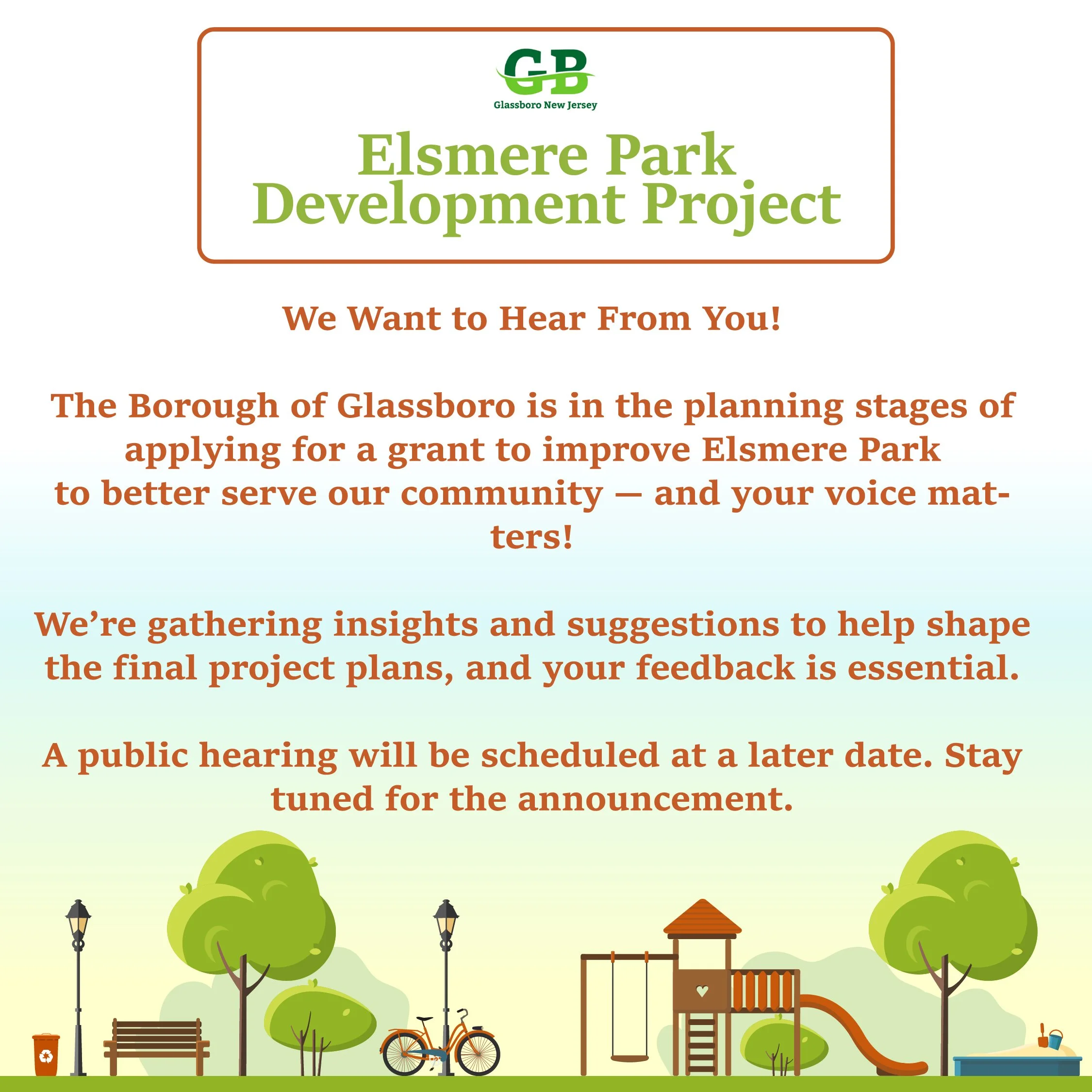  Elsmere Park Development Project - Public Engagement Survey